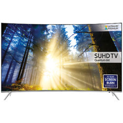 Samsung UE55KS7500 Curved SUHD HDR 1,000 4K Ultra HD Quantum Dot Smart TV, 55” with Freeview HD/Freesat HD, Playstation Now & Branch Feet Design, UHD Premium
